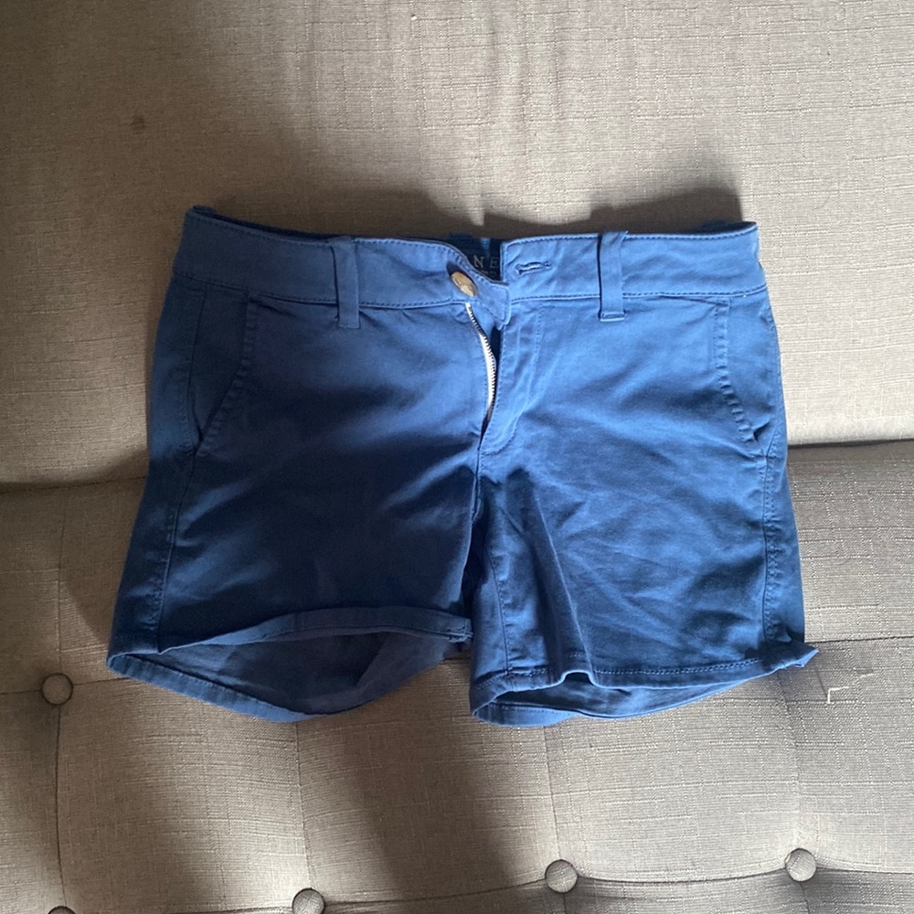 Blue American eagle shorts